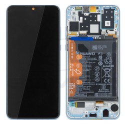 WYŚWIETLACZ LCD DO HUAWEI P30 LITE MAR-LX1A Z RAMKĄ I BATERIĄ WERSJA KAMERY 48MPIX  BREATHING CRYSTAL 02352VBG ORYGINAŁ SERVICE PACK