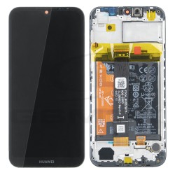 WYŚWIETLACZ LCD DO HUAWEI Y5 2019 Z RAMKĄ I BATERIĄ CZARNY 02352QNW ORYGINAŁ SERVICE PACK