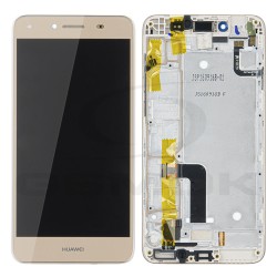 WYŚWIETLACZ LCD DO HUAWEI Y5 II 4G Z RAMKĄ ZŁOTY 97070NWB 97070MVY ORYGINAŁ SERVICE PACK