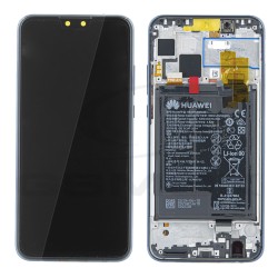 WYŚWIETLACZ LCD DO HUAWEI Y9 2019 Z RAMKĄ I BATERIĄ CZARNY 02352EQC 02353KAA ORYGINAŁ SERVICE PACK
