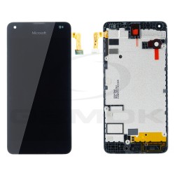 WYŚWIETLACZ LCD DO MICROSOFT LUMIA 550 CZARNY Z RAMKĄ 00814D6 [ORYGINAŁ]
