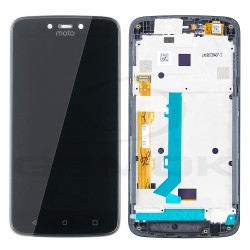 WYŚWIETLACZ LCD DO MOTOROLA MOTO C PLUS Z RAMKĄ CZARNY 5D68C08159 ORYGINAŁ SERVICE PACK
