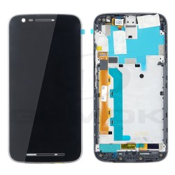 WYŚWIETLACZ LCD DO MOTOROLA MOTO E3 POWER Z RAMKĄ CZARNY 5D68C05996 ORYGINAŁ SERVICE PACK