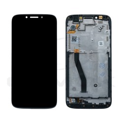 WYŚWIETLACZ LCD DO MOTOROLA MOTO E5 PLAY GO Z RAMKĄ [RMORE PREMIUM]