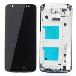 WYŚWIETLACZ LCD DO MOTOROLA MOTO G6 XT1925 Z RAMKĄ NIEBIESKI 5D68C10107 5D68C10151 ORYGINAŁ SERVICE PACK