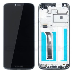 WYŚWIETLACZ LCD DO MOTOROLA MOTO G7 POWER XT1955 Z RAMKĄ CZARNY 5D68C13152 5D68C13152PW ORYGINAŁ SERVICE PACK