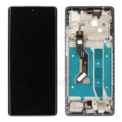 WYŚWIETLACZ LCD DO MOTOROLA MOTO G85 5G NIEBIESKI Z RAMKĄ 5D68C24856 5D68C24991 ORYGINAŁ SERVICE PACK