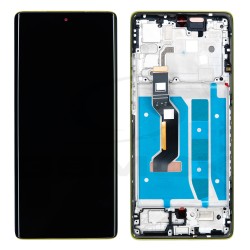 WYŚWIETLACZ LCD DO MOTOROLA MOTO G85 5G ZIELONY Z RAMKĄ 5D68C24855 5D68C24990 ORYGINAŁ SERVICE PACK