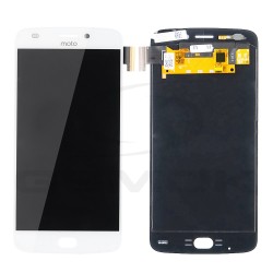 WYŚWIETLACZ LCD DO MOTOROLA MOTO Z2 PLAY XT1710-09 BIAŁY/ZŁOTY 01019386003W ORYGINAŁ SERVICE PACK