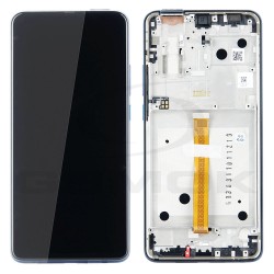 WYŚWIETLACZ LCD DO MOTOROLA ONE HYPER XT2027-1 Z RAMKĄ NIEBIESKI 5D68C15849 ORYGINAŁ SERVICE PACK