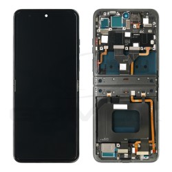 WYŚWIETLACZ LCD DO MOTOROLA RAZR 50 SZARY Z RAMKĄ 5D68C24806 5D68C24967 ORYGINAŁ SERVICE PACK