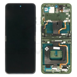 WYŚWIETLACZ LCD DO MOTOROLA RAZR 50 ULTRA ZIELONY Z RAMKĄ 5D68C24699 5D68C24595 ORYGINAŁ SERVICE PACK