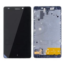 WYŚWIETLACZ LCD DO NOKIA XL Z RAMKĄ CZARNY 8003368 [ORYGINAŁ]