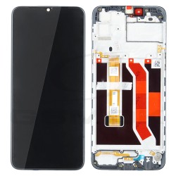 WYŚWIETLACZ LCD DO REALME C3 CZARNY Z RAMKĄ REALC3LCDSET 4903487 4903418 ORYGINAŁ SERVICE PACK