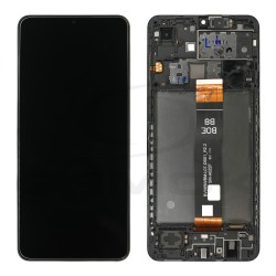 WYŚWIETLACZ LCD + PANEL DOTYKOWY KOMPLET SAMSUNG A022 GALAXY A02 Z RAMKĄ GH82-25249A GH82-25250A ORYGINAŁ SERVICE PACK