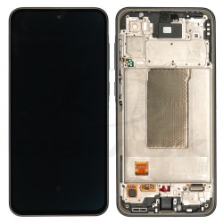 WYŚWIETLACZ LCD DO SAMSUNG A366 GALAXY A36 5G CZARNY Z RAMKĄ GH82-36841A ORYGINAŁ SERVICE PACK