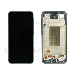 WYŚWIETLACZ LCD DO SAMSUNG A376 GALAXY A37 SZARO ZIELONY Z RAMKĄ GH82-39232B ORYGINAŁ SERVICE PACK