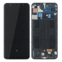 WYŚWIETLACZ LCD DO SAMSUNG A507 GALAXY A50S CZARNY Z RAMKĄ GH82-21193A GH82-21261A ORYGINAŁ SERVICE PACK