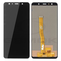 WYŚWIETLACZ LCD + PANEL DOTYKOWY KOMPLET SAMSUNG A750 GALAXY A7 2018 CZARNY HQ [TFT]