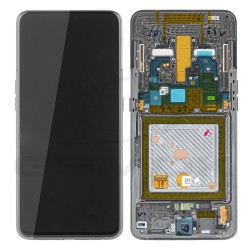 WYŚWIETLACZ LCD DO SAMSUNG A805 GALAXY A80 CZARNY Z RAMKĄ GH82-20348A, GH82-20390A, GH82-20368A ORYGINAŁ SERVICE PACK