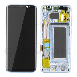 WYŚWIETLACZ LCD DO SAMSUNG G950 GALAXY S8 NIEBIESKI Z RAMKĄ GH97-20457D, GH97-20473D, GH97-20629D, GH97-20458D ORYGINAŁ SERVICE PACK
