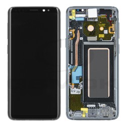 WYŚWIETLACZ LCD DO SAMSUNG G960 GALAXY S9 SZARY Z RAMKĄ GH97-21697C GH97-21724C GH97-21696C ORYGINAŁ SERVICE PACK