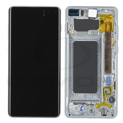WYŚWIETLACZ LCD DO SAMSUNG G975 GALAXY S10 PLUS BIAŁY PRISM Z RAMKĄ GH82-18834B GH82-18849B GH82-18853B GH82-18857B ORYGINAŁ SERVICE PACK
