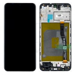 WYŚWIETLACZ LCD DO SAMSUNG M205 GALAXY M20 CZARNY Z RAMKĄ GH82-18724A GH82-18682A GH82-18743A ORYGINAŁ SERVICE PACK