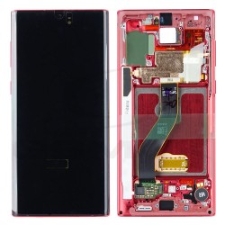 WYŚWIETLACZ LCD DO SAMSUNG N970 GALAXY NOTE 10 CZERWONY Z RAMKĄ GH82-20817E GH82-20818E ORYGINAŁ SERVICE PACK
