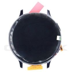 WYŚWIETLACZ LCD DO SAMSUNG R825 GALAXY WATCH ACTIVE 2 44MM CZARNY Z RAMKĄ GH82-21108A GH82-22014A GH82-22397A ORYGINAŁ SERVICE PACK