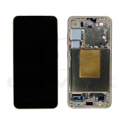 WYŚWIETLACZ LCD DO SAMSUNG S921 GALAXY S24 5G GH82-33287D Z RAMKĄ ŻÓŁTY ORYGINAŁ SERVICE PACK