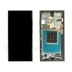 WYŚWIETLACZ LCD DO SAMSUNG S928 GALAXY S24 ULTRA CZARNY Z RAMKĄ EU [OLED SOFT RMORE]
