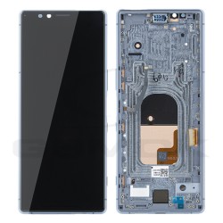 WYŚWIETLACZ LCD DO SONY XPERIA 1 J9110 Z RAMKĄ SZARA U50063741 1319-0230 ORYGINAŁ SERVICE PACK