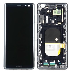 WYŚWIETLACZ LCD DO SONY XPERIA XZ3 H8416/ XZ3 DUAL SIM H9436 H9493 Z RAMKĄ CZARNY U50053492 ORYGINAŁ SERVICE PACK