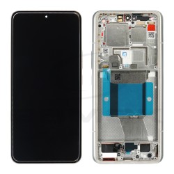 WYŚWIETLACZ LCD DO XIAOMI 14 ULTRA BIAŁY Z RAMKĄ 56000600N100 ORYGINAŁ SERVICE PACK