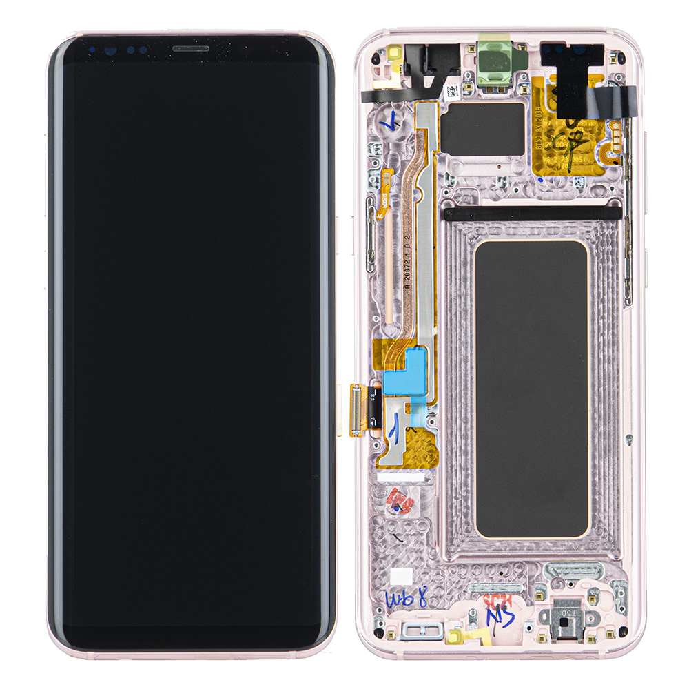 WYŚWIETLACZ LCD DO SAMSUNG G955 GALAXY S8 PLUS RÓŻ Z RAMKĄ GH97-20470E GH97-20565E GH97-20564E ORYGINAŁ SERVICE PACK