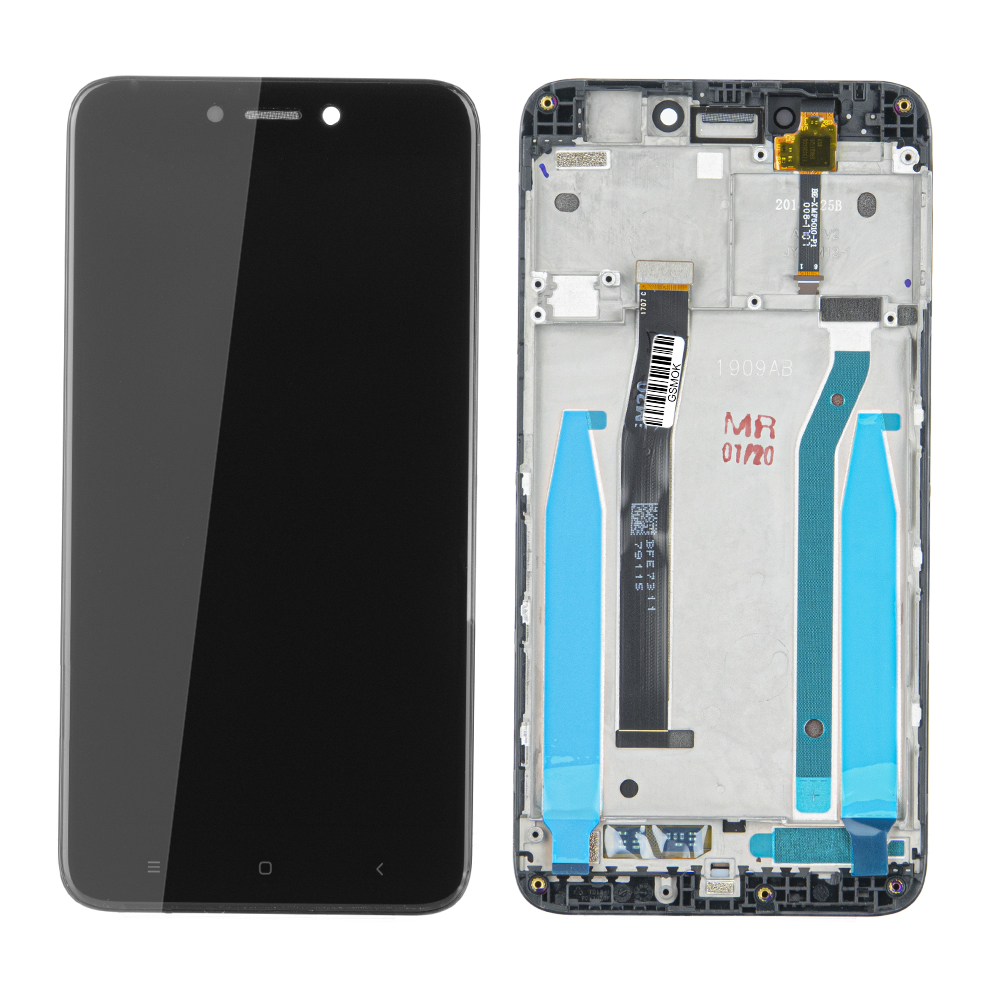 WYŚWIETLACZ LCD DO XIAOMI REDMI 4X Z RAMKĄ CZARNY 560620003033 ORYGINAŁ SERVICE PACK