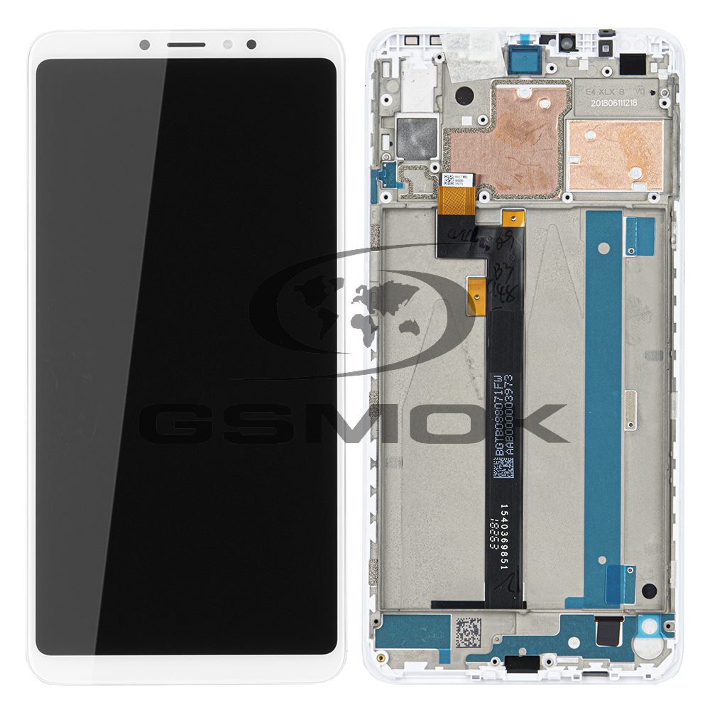 WYŚWIETLACZ LCD DO XIAOMI MI MAX 3 Z RAMKĄ BIAŁY 560410031033 ORYGINAŁ SERVICE PACK
