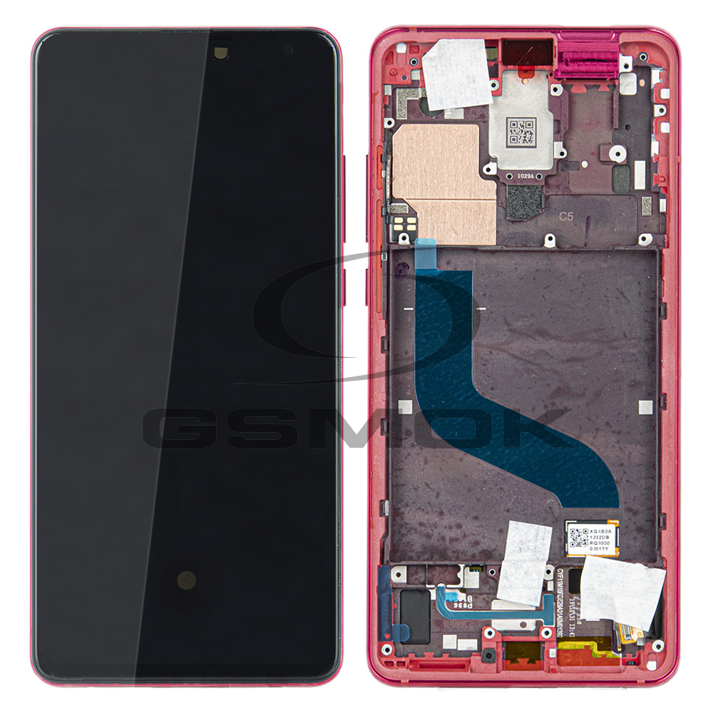 WYŚWIETLACZ LCD DO XIAOMI MI9T MI 9T / MI 9T PRO Z RAMKĄ CZERWONY 560910014033 560910013033 ORYGINAŁ SERVICE PACK