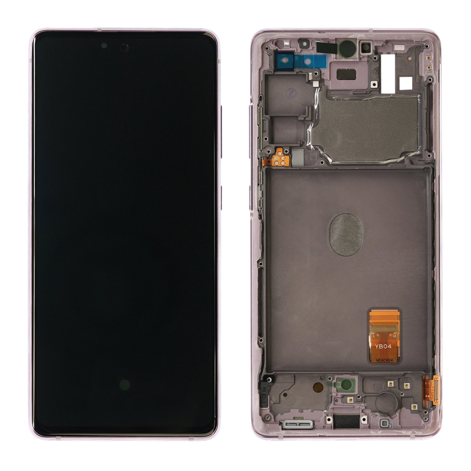 WYŚWIETLACZ LCD DO SAMSUNG G780 GALAXY S20 FE LAWENDA Z RAMKĄ GH82-31328C GH82-24219C GH82-24220C GH82-31329C ORYGINAŁ SERVICE PACK