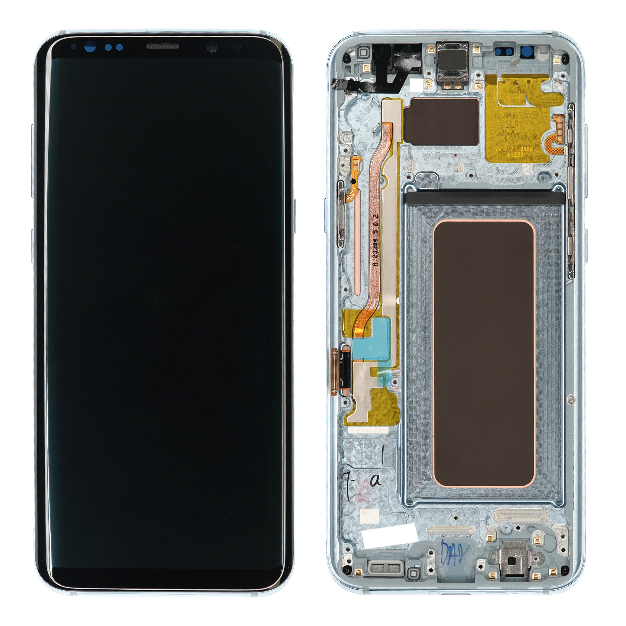 WYŚWIETLACZ LCD DO SAMSUNG G955 GALAXY S8 PLUS NIEBIESKI Z RAMKĄ GH97-20470D GH97-20565D GH97-20564D ORYGINAŁ SERVICE PACK