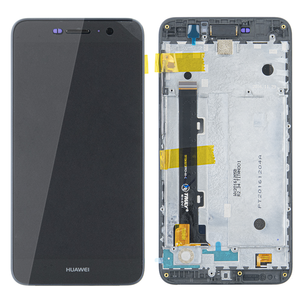 WYŚWIETLACZ LCD DO HUAWEI Y6 PRO Z RAMKĄ CZARNY 97070LEM ORYGINAŁ SERVICE PACK