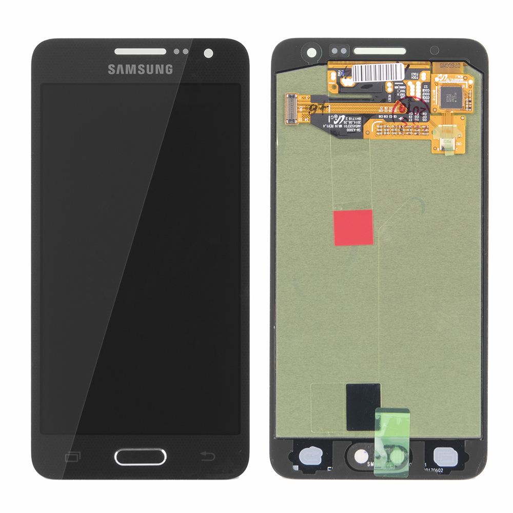 WYŚWIETLACZ LCD DO SAMSUNG A300 GALAXY A3 CZARNY GH97-16747B ORYGINAŁ SERVICE PACK