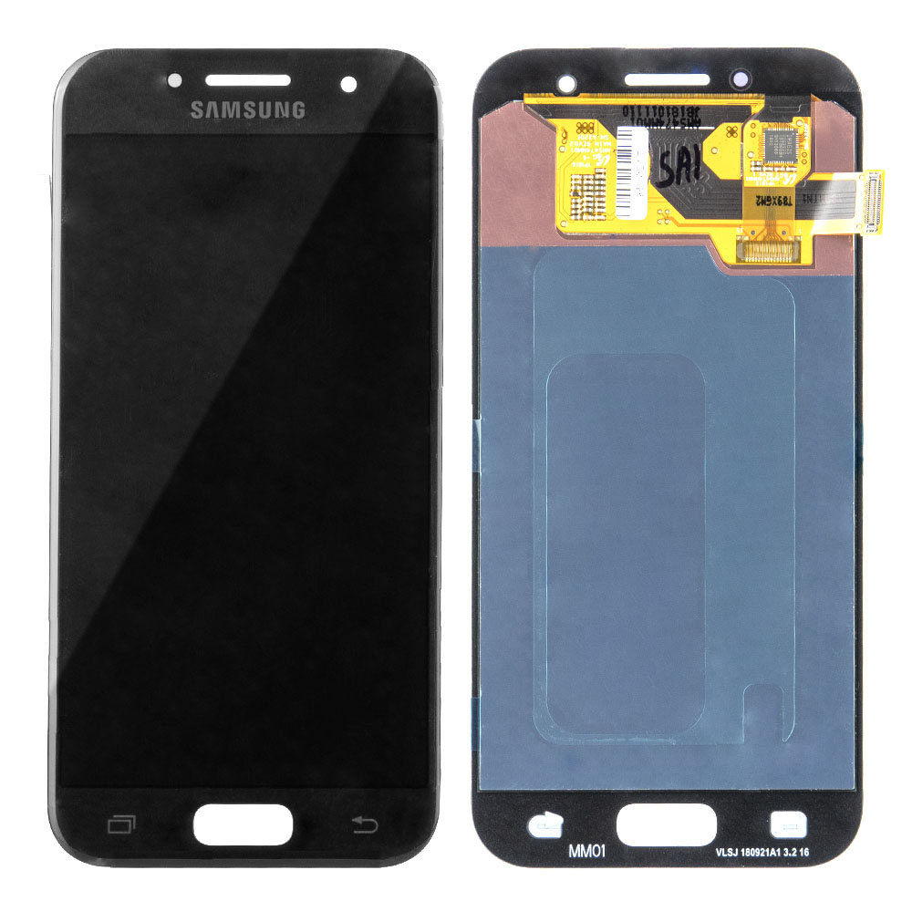 WYŚWIETLACZ LCD DO SAMSUNG A320 GALAXY A3 2017 CZARNY GH97-19732A GH97-19753A ORYGINAŁ SERVICE PACK