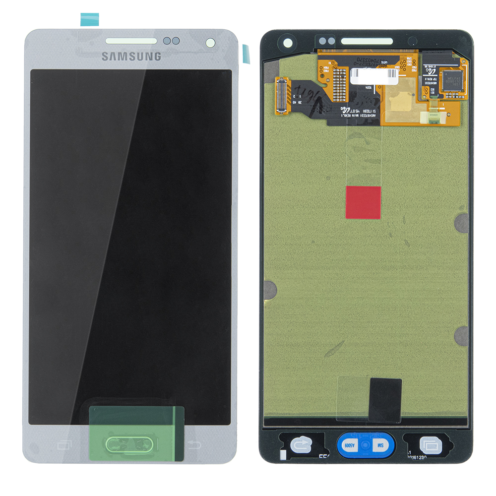 WYŚWIETLACZ LCD DO SAMSUNG A500 GALAXY A5 SREBRNY GH97-16679C ORYGINAŁ SERVICE PACK