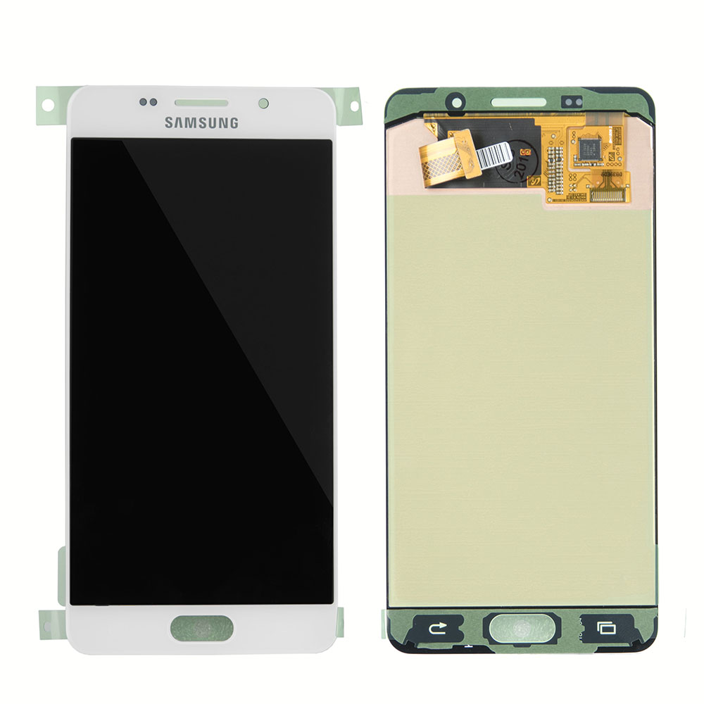WYŚWIETLACZ LCD DO SAMSUNG A510 GALAXY A5 2016 BIAŁY GH97-18250A ORYGINAŁ SERVICE PACK