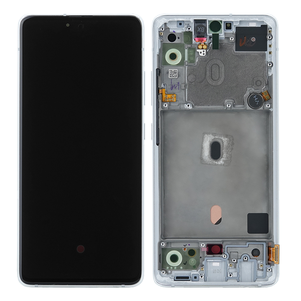 WYŚWIETLACZ LCD DO SAMSUNG A516 GALAXY A51 5G BIAŁY Z RAMKĄ GH82-23124B GH82-23100B ORYGINAŁ SERVICE PACK