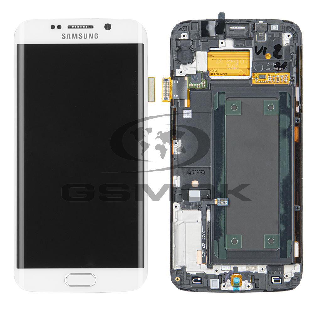WYŚWIETLACZ LCD DO SAMSUNG G925 GALAXY S6 EDGE BIAŁY GH97-17162B GH97-17334B GH97-17317B GH96-08223B GH97-17262B GH96-08357A ORYGINAŁ SERVICE PACK