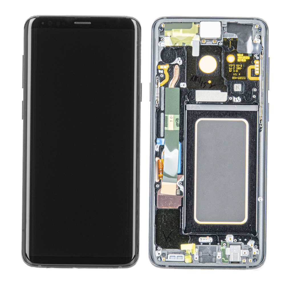 WYŚWIETLACZ LCD DO SAMSUNG G965 GALAXY S9 PLUS CZARNY Z RAMKĄ GH97-21722A GH97-21691A GH97-21692A GH97-21721A ORYGINAŁ SERVICE PACK
