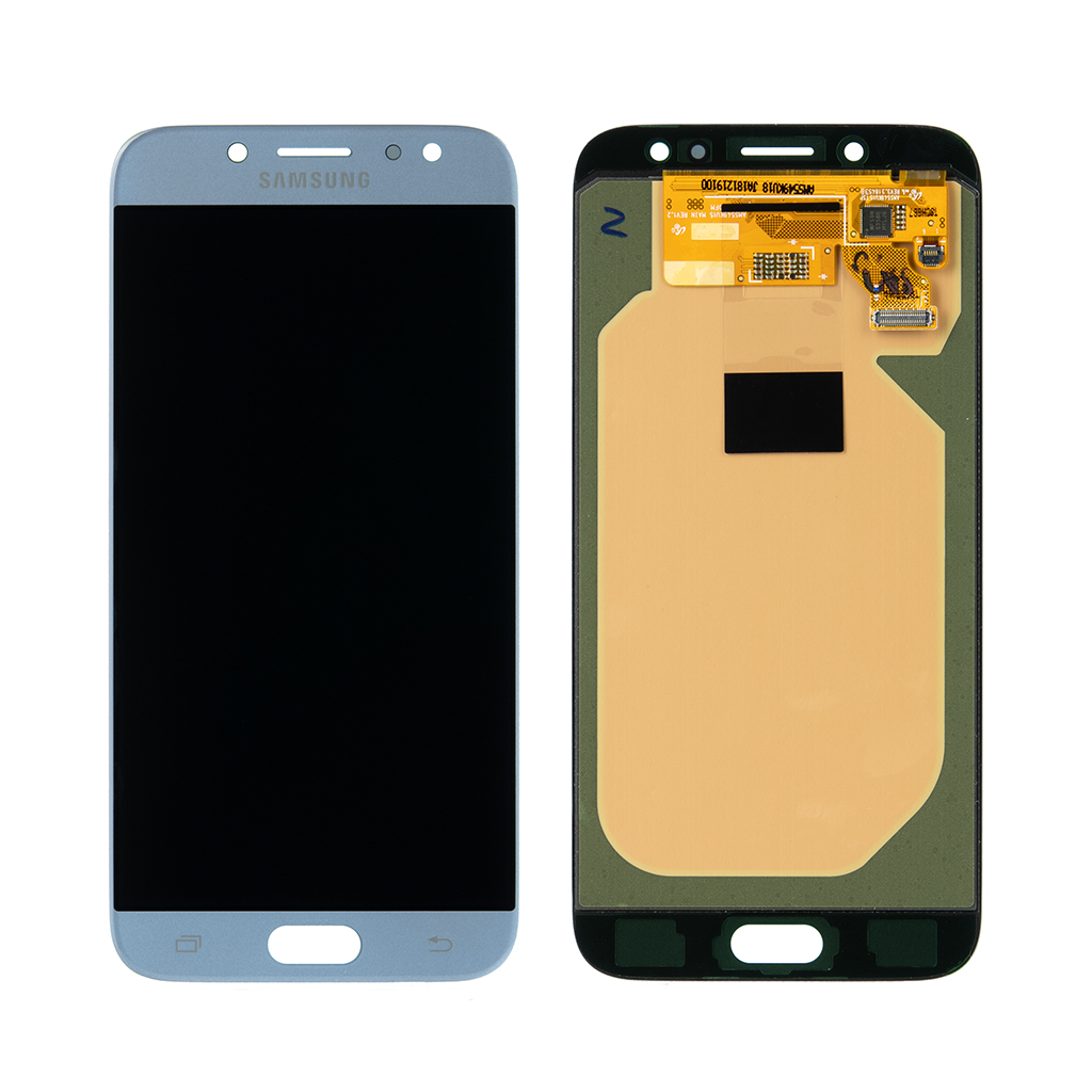 WYŚWIETLACZ LCD DO SAMSUNG J730 GALAXY J7 2017 SREBRNY / NIEBIESKI GH97-20736B GH97-20801B ORYGINAŁ SERVICE PACK